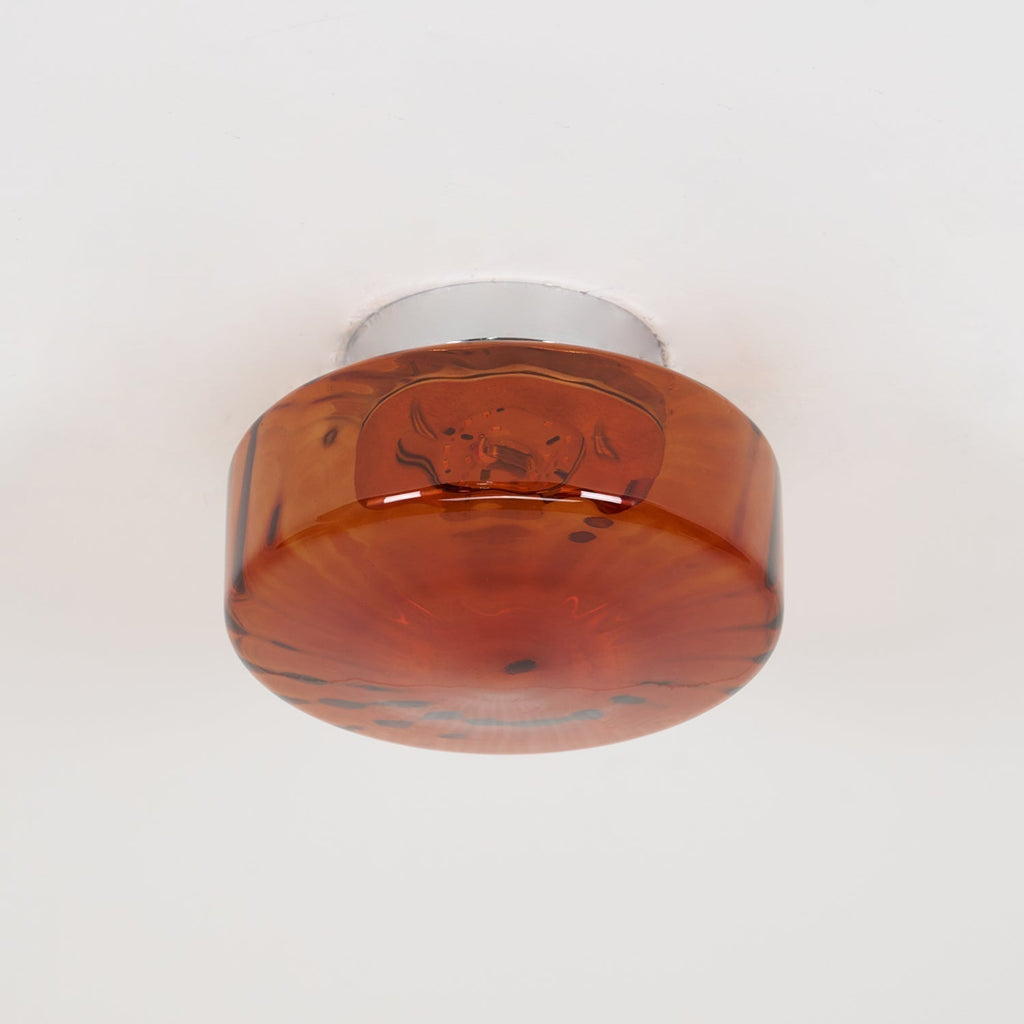 June  Amber Glass  Ceiling Light | ventumra