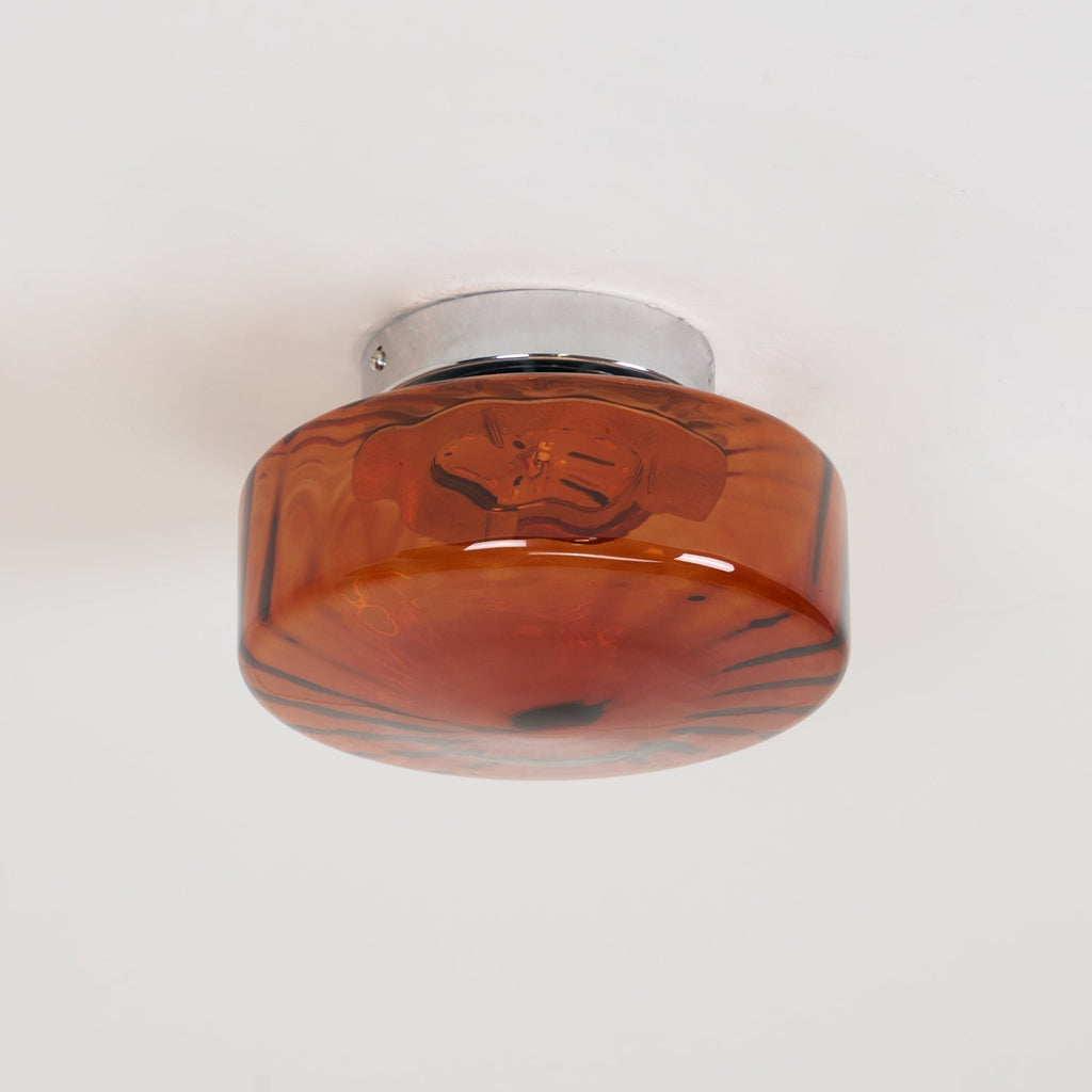 June  Amber Glass  Ceiling Light | ventumra