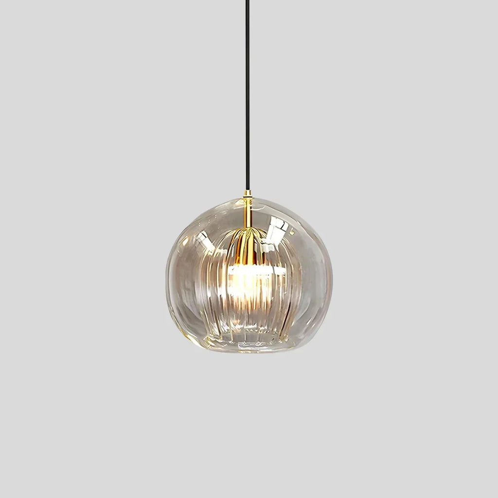 Scandinavian Glass Globe Pendant Light For Modern Living Spaces | Ventumra