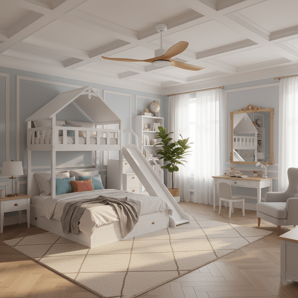Aero Curve Wood Ceiling Fan | Ventumra