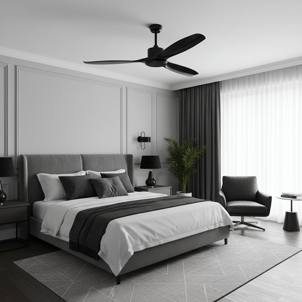 Aero Curve Wood Ceiling Fan | Ventumra