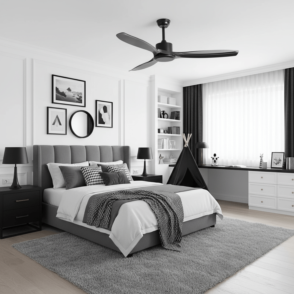 Aero Curve Wood Ceiling Fan | Ventumra