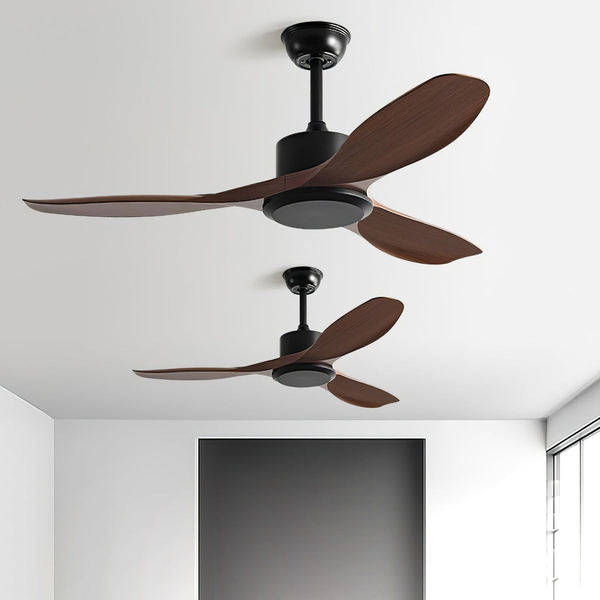 Aero Curve Wood Ceiling Fan | Ventumra