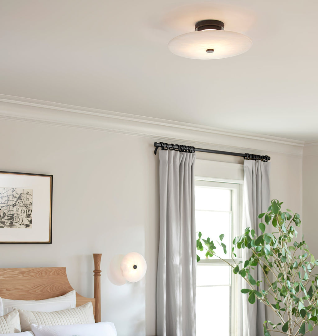 Clio Alabaster Ceiling Light | ventumra