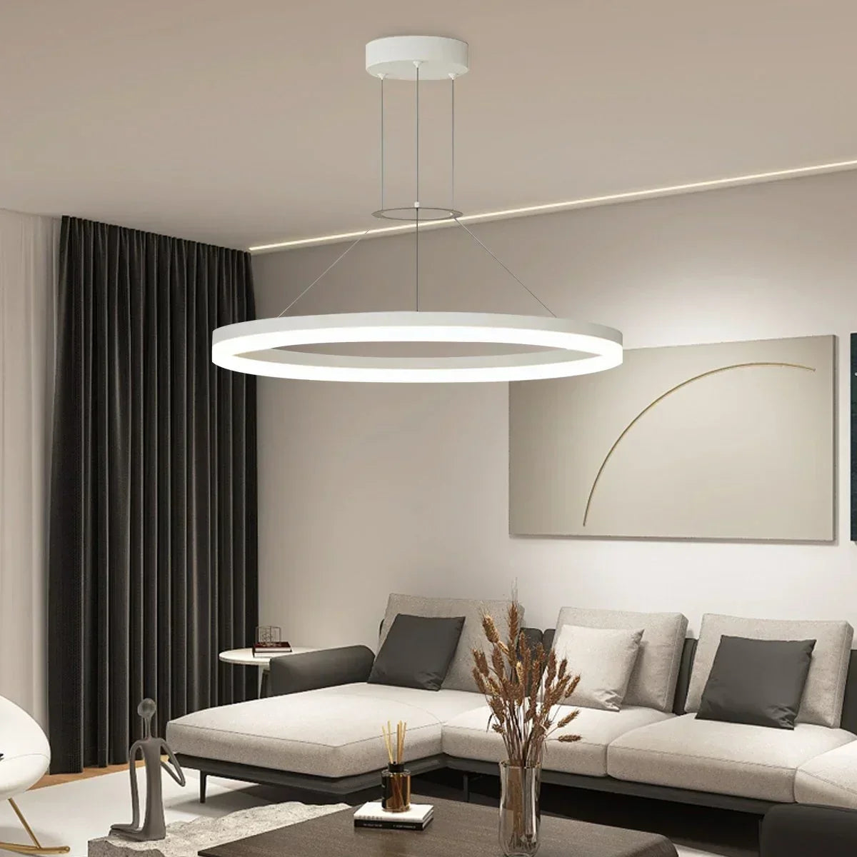 Round LED Pendant Light for Living Rooms and Kitchens | Ventumra