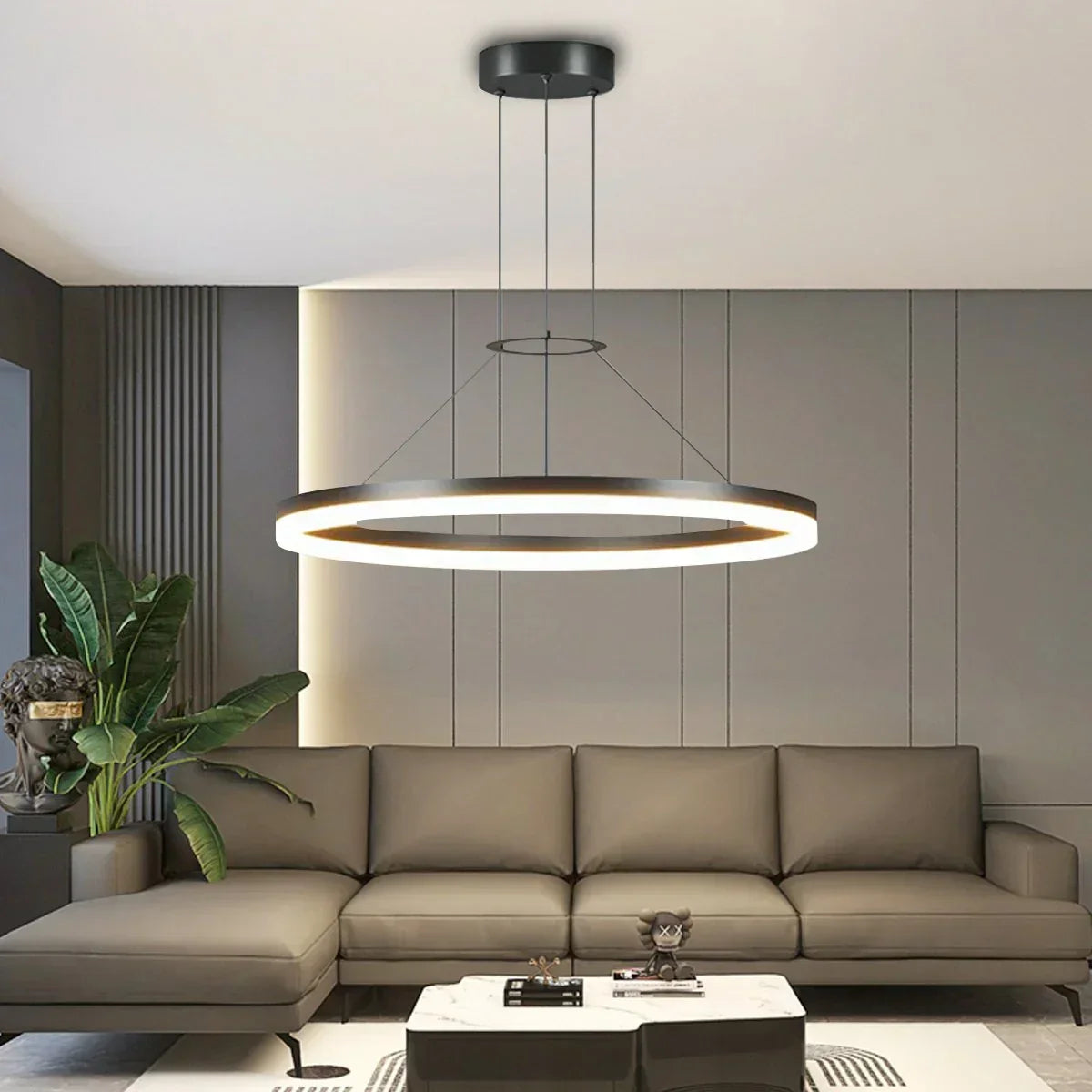 Round LED Pendant Light for Living Rooms and Kitchens | Ventumra