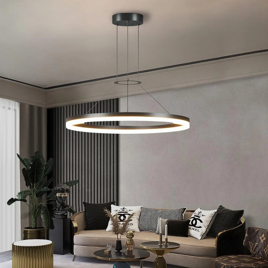 Round LED Pendant Light for Living Rooms and Kitchens | Ventumra