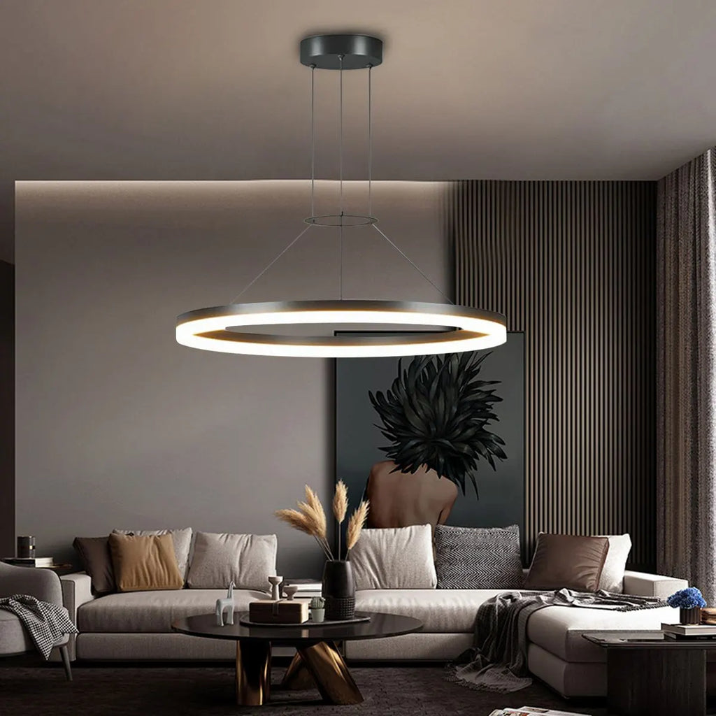 Round LED Pendant Light for Living Rooms and Kitchens | Ventumra