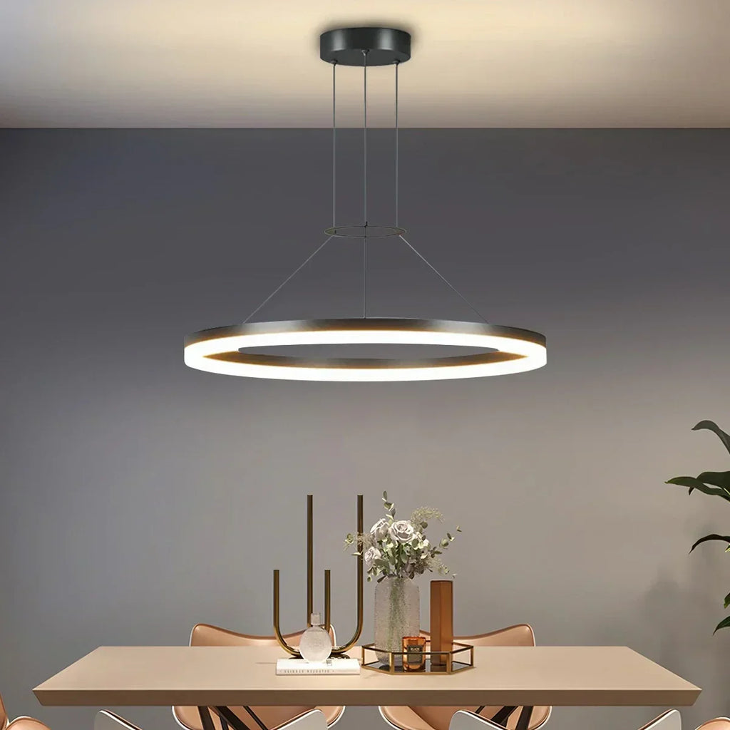 Round LED Pendant Light for Living Rooms and Kitchens | Ventumra