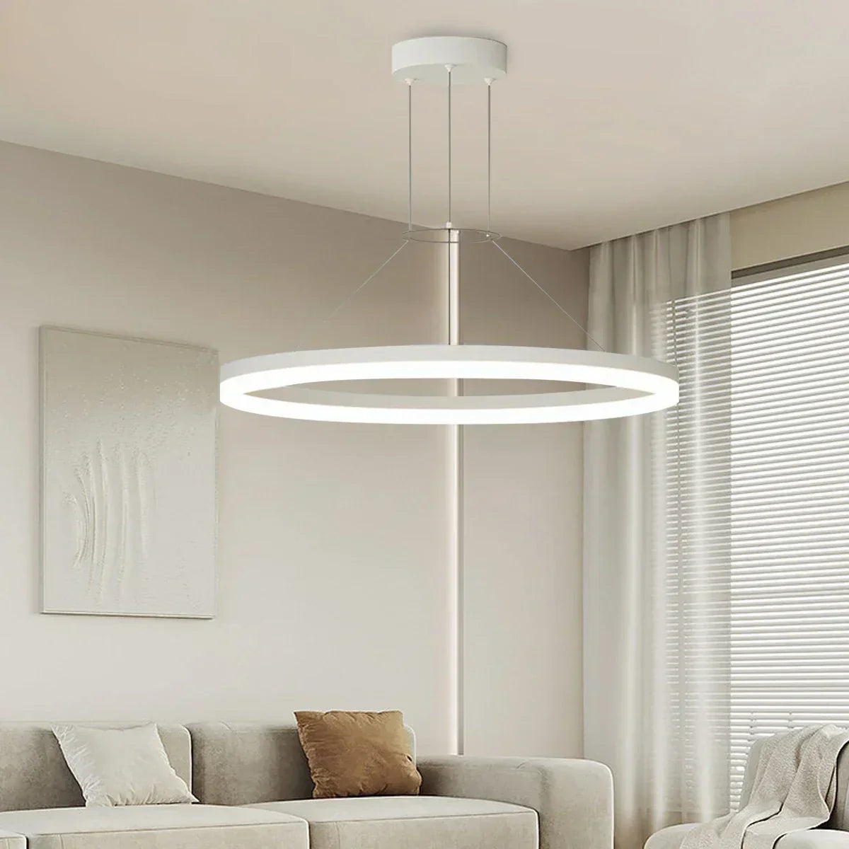 Round LED Pendant Light for Living Rooms and Kitchens | Ventumra