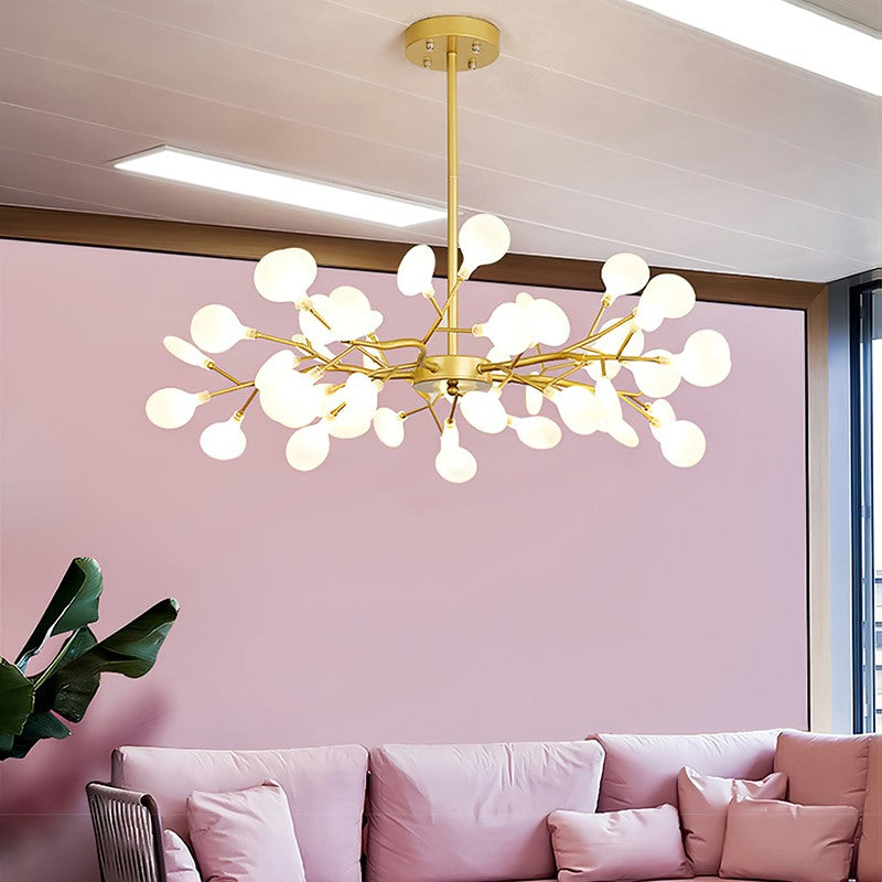 ثريا فايرفلاي سبوتنيك بتقنية LED وتصميم نجمي لإضاءة محيطية دافئة | Ventumra