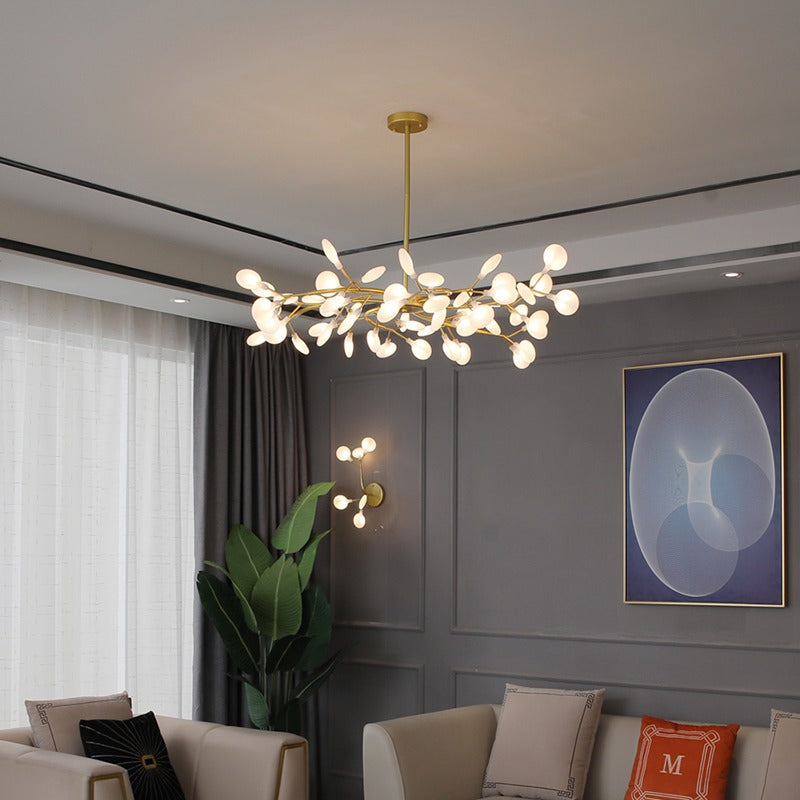 ثريا فايرفلاي سبوتنيك بتقنية LED وتصميم نجمي لإضاءة محيطية دافئة | Ventumra