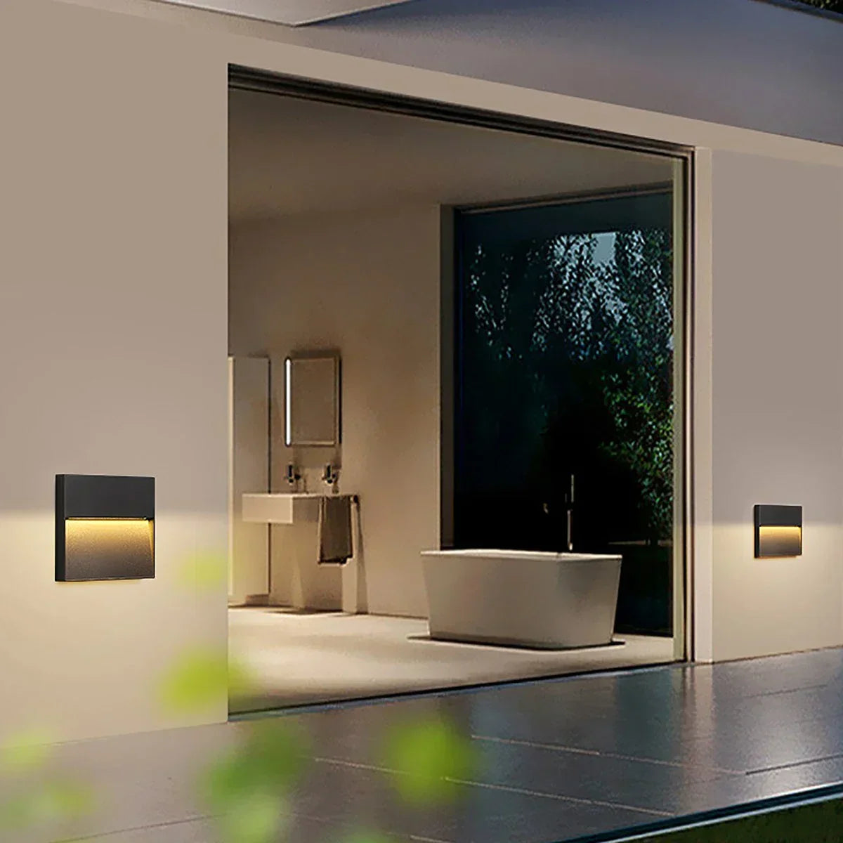 Round Or Square Outdoor Waterproof Wall Light | Ventumra