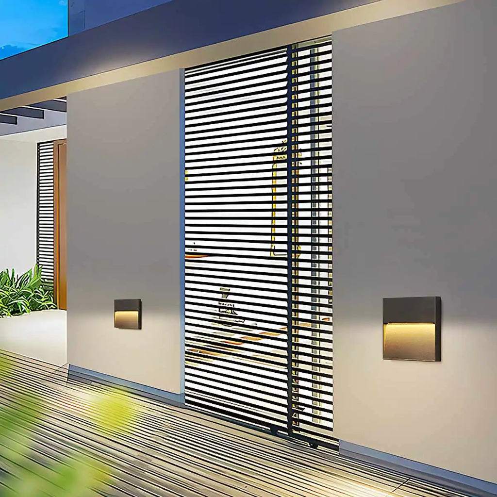 Round Or Square Outdoor Waterproof Wall Light | Ventumra