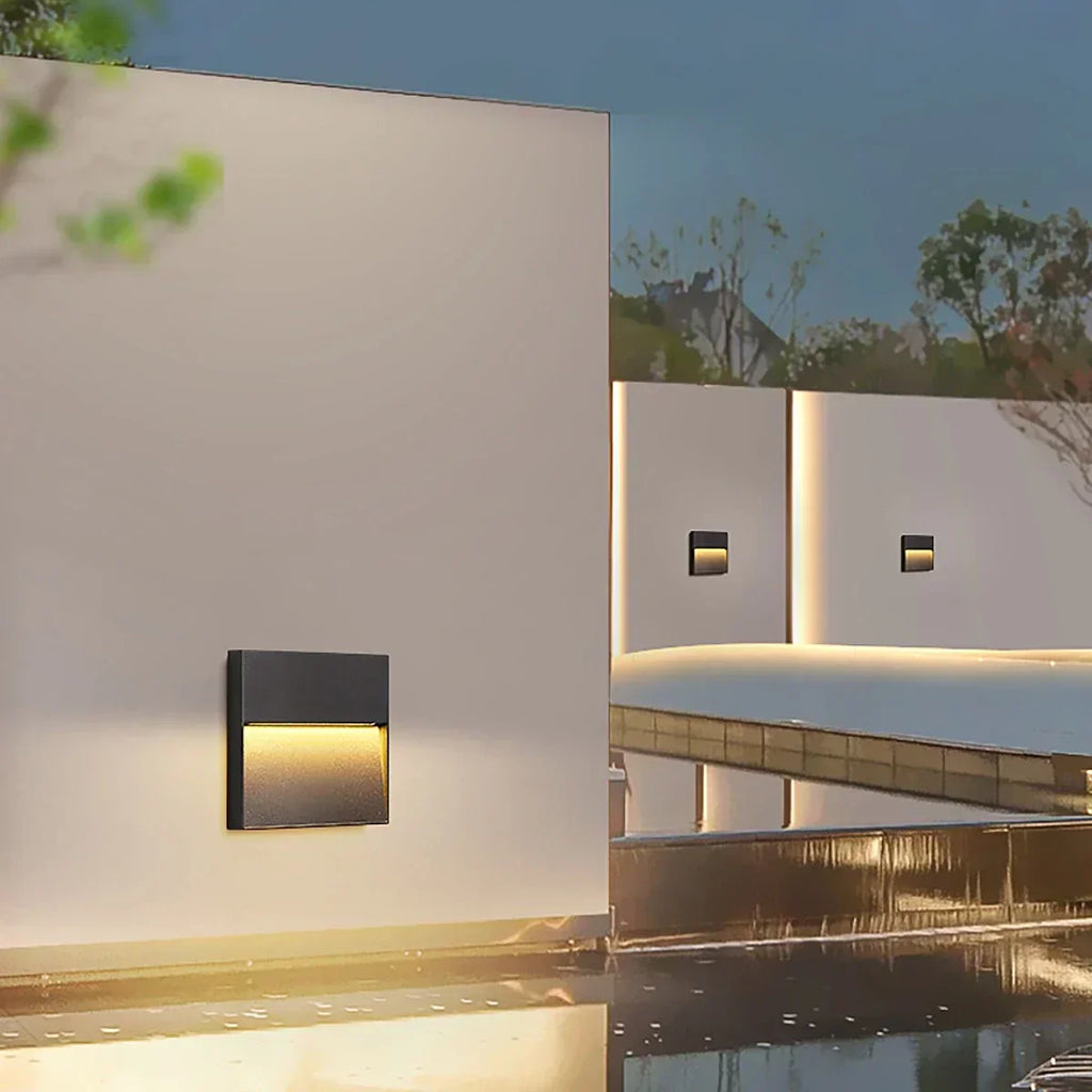 Round Or Square Outdoor Waterproof Wall Light | Ventumra