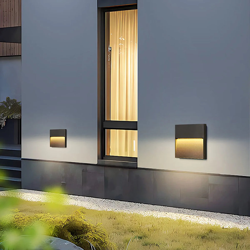 Round Or Square Outdoor Waterproof Wall Light | Ventumra