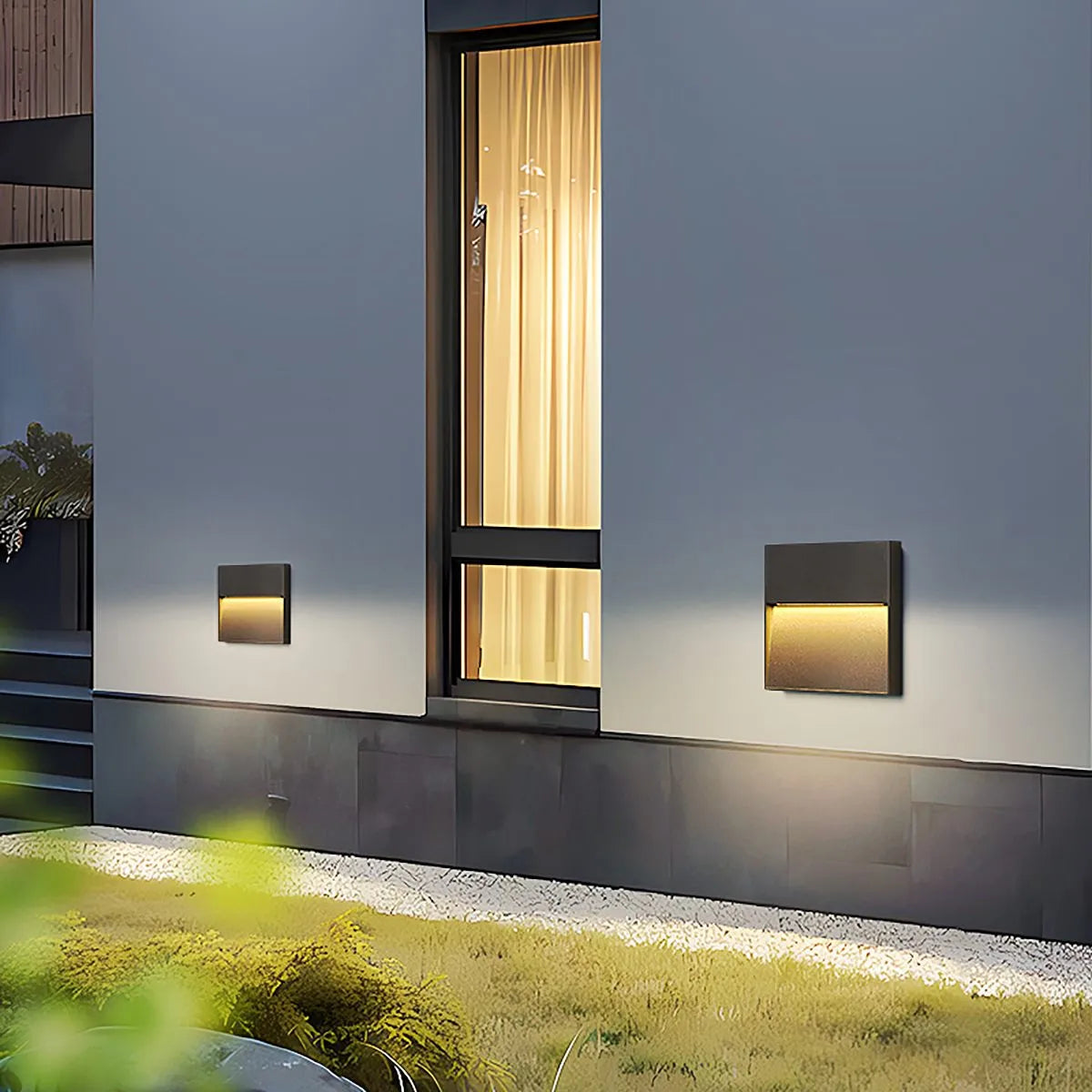 Round Or Square Outdoor Waterproof Wall Light | Ventumra