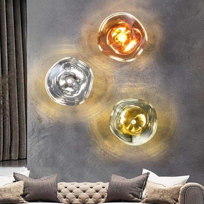 Von Lava inspirierte Wandleuchte für Schlafzimmer und Wohnzimmer | Ventumra
