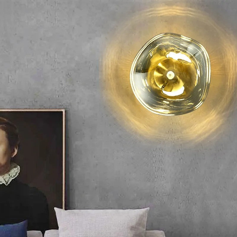 Von Lava inspirierte Wandleuchte für Schlafzimmer und Wohnzimmer | Ventumra