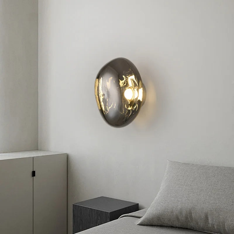 Von Lava inspirierte Wandleuchte für Schlafzimmer und Wohnzimmer | Ventumra