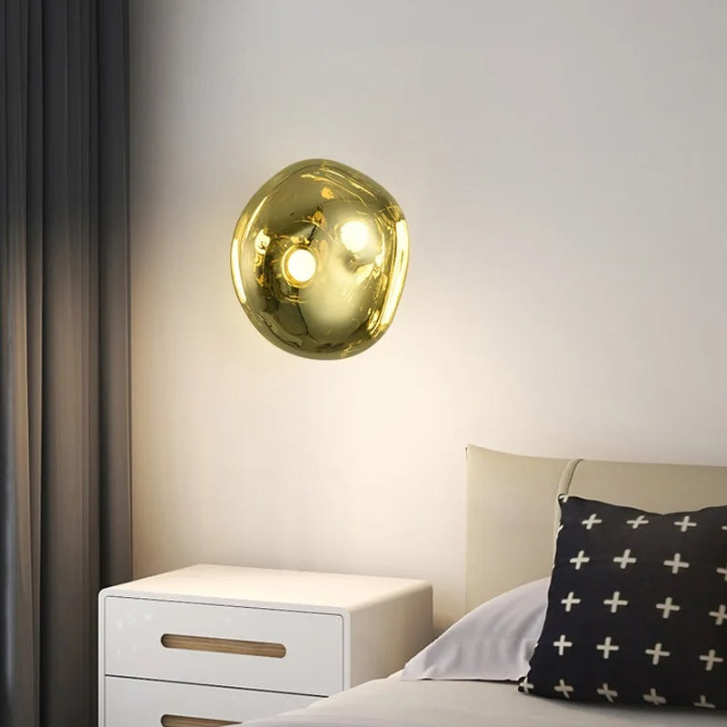 Von Lava inspirierte Wandleuchte für Schlafzimmer und Wohnzimmer | Ventumra