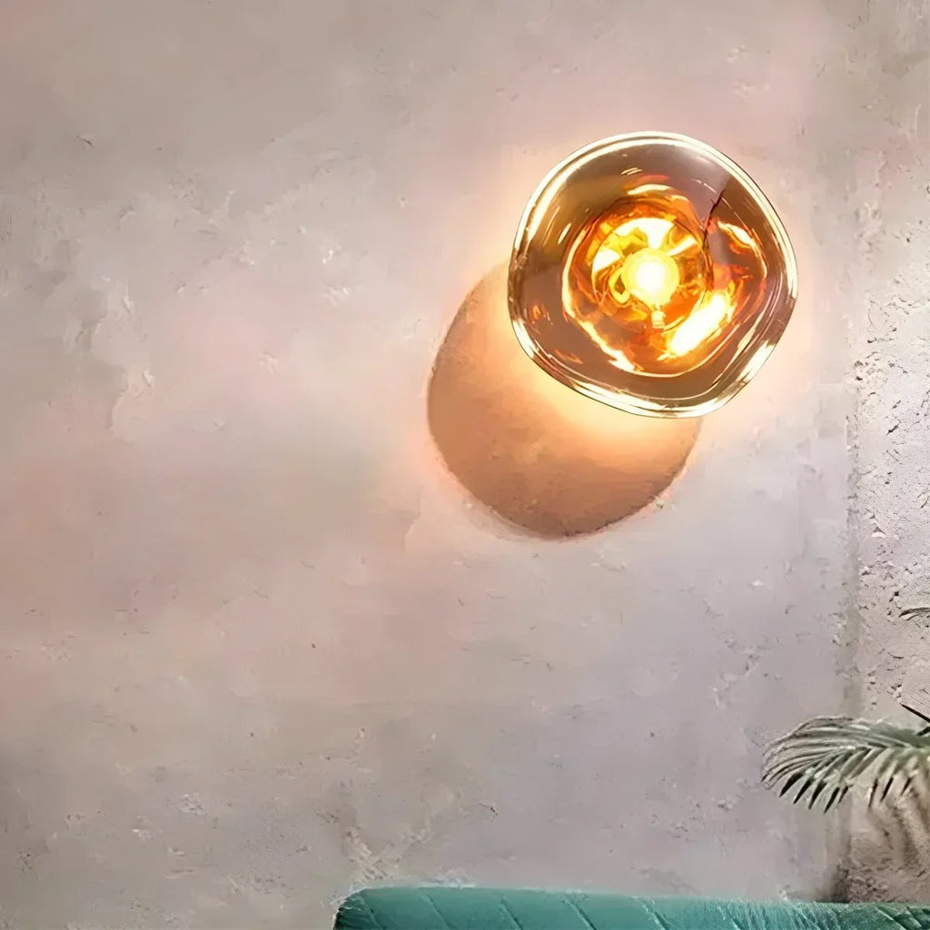 Von Lava inspirierte Wandleuchte für Schlafzimmer und Wohnzimmer | Ventumra