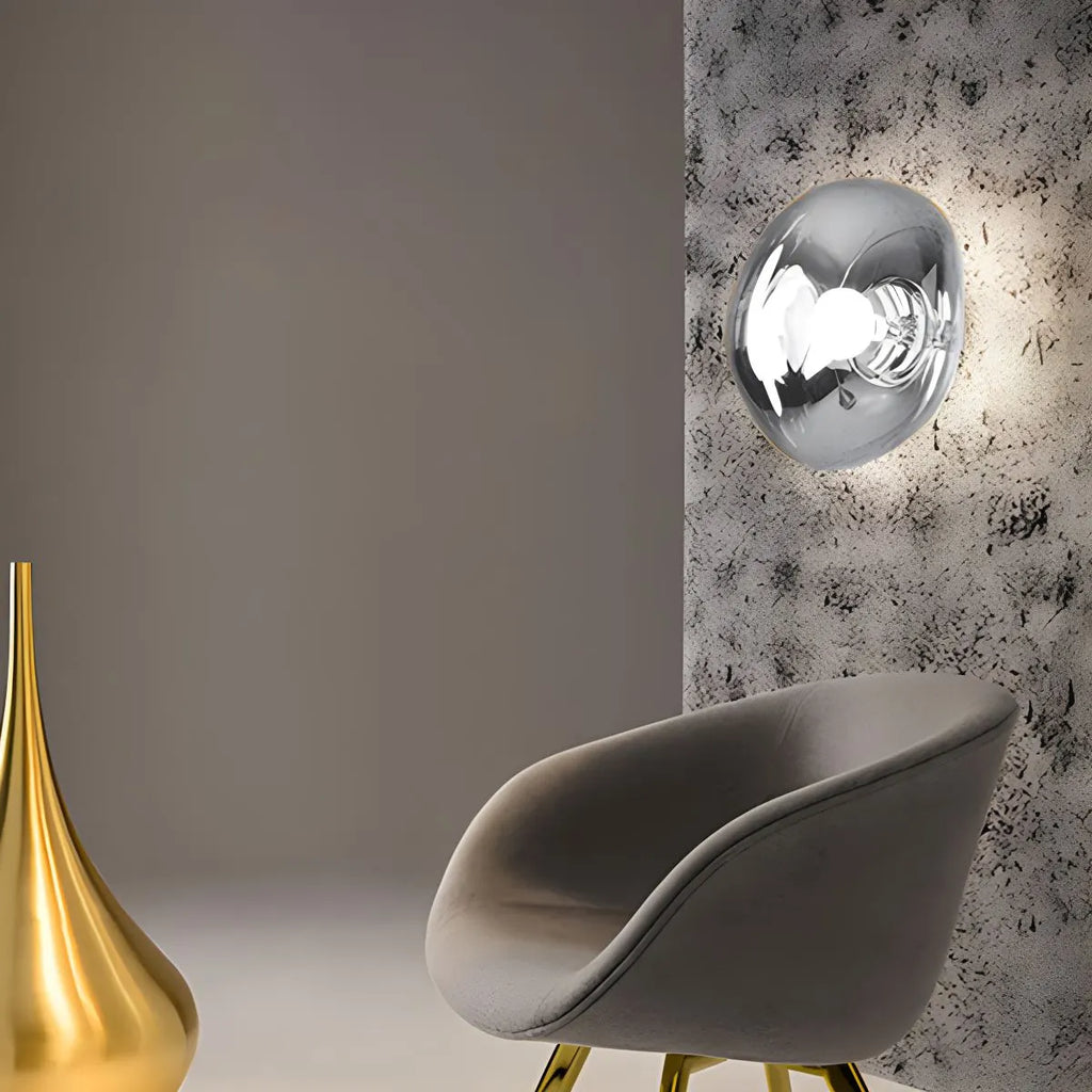 Von Lava inspirierte Wandleuchte für Schlafzimmer und Wohnzimmer | Ventumra