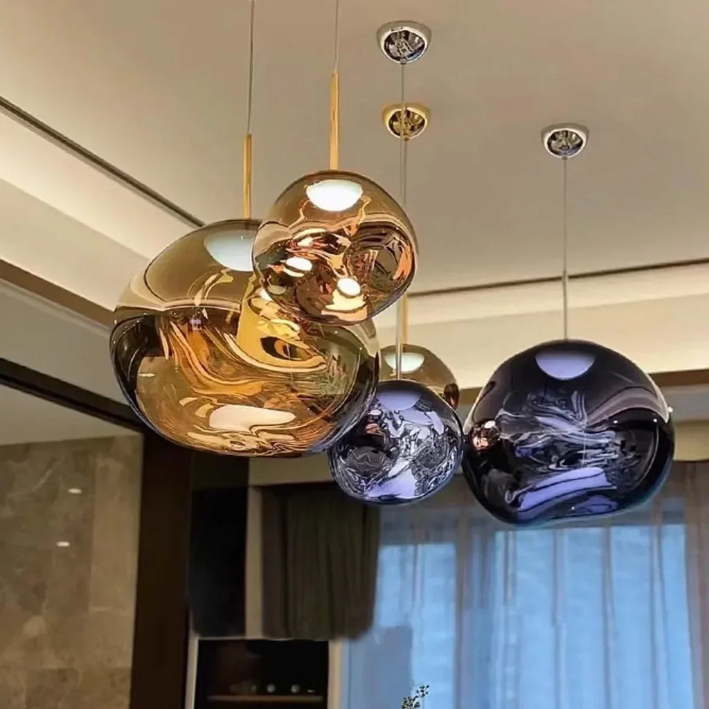 Lampă suspendată Lux Lava Flow pentru sufragerie, cu design modern | Ventumra