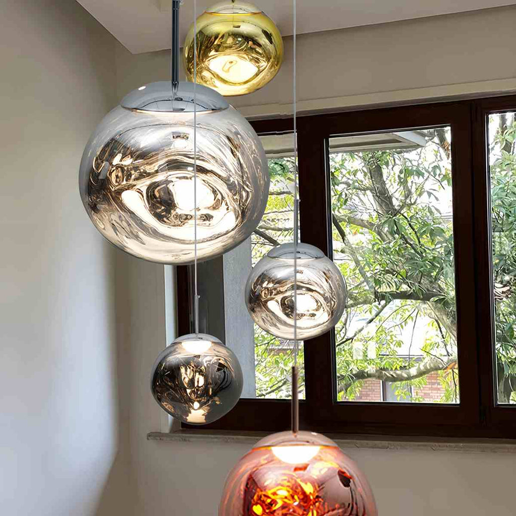 Lampă suspendată Lux Lava Flow pentru sufragerie, cu design modern | Ventumra