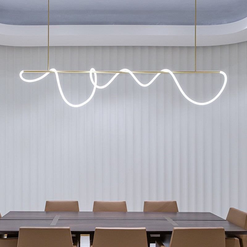 Lampada a sospensione con cavo lungo per sala da pranzo, moderna lampada LED | Ventumra