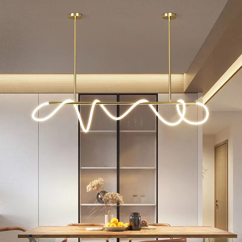 Lampada a sospensione con cavo lungo per sala da pranzo, moderna lampada LED | Ventumra