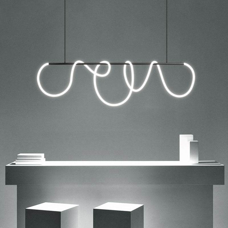Lampada a sospensione con cavo lungo per sala da pranzo, moderna lampada LED | Ventumra