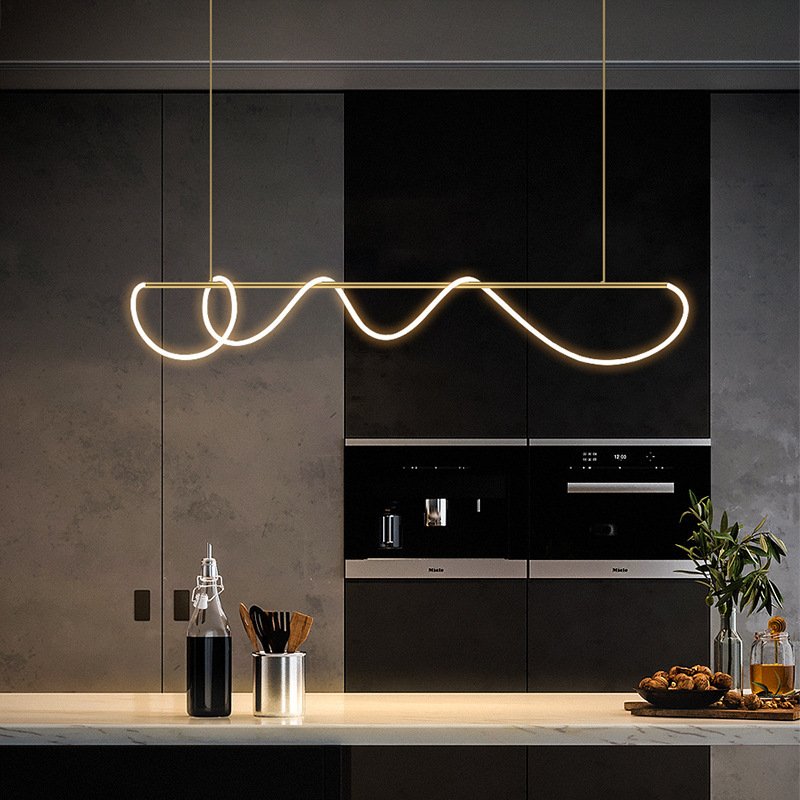 Lampada a sospensione con cavo lungo per sala da pranzo, moderna lampada LED | Ventumra