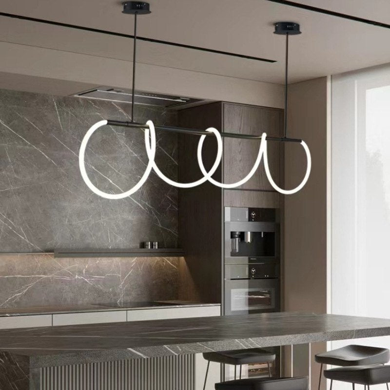 Lampada a sospensione con cavo lungo per sala da pranzo, moderna lampada LED | Ventumra