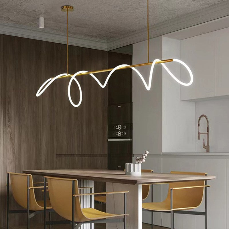 Lampada a sospensione con cavo lungo per sala da pranzo, moderna lampada LED | Ventumra