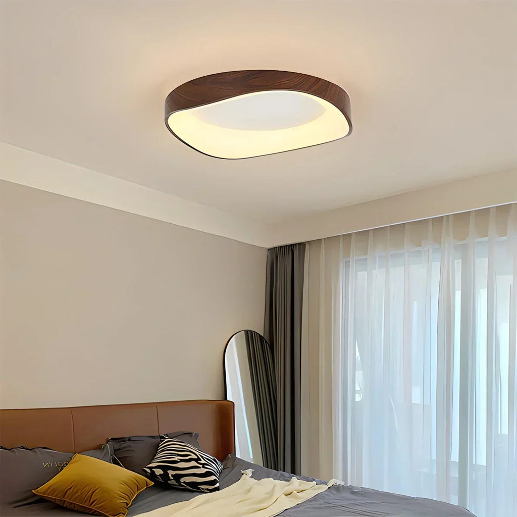 Nordic Inspired Acrylic Circle Ceiling Light For Bedroom | Ventumra