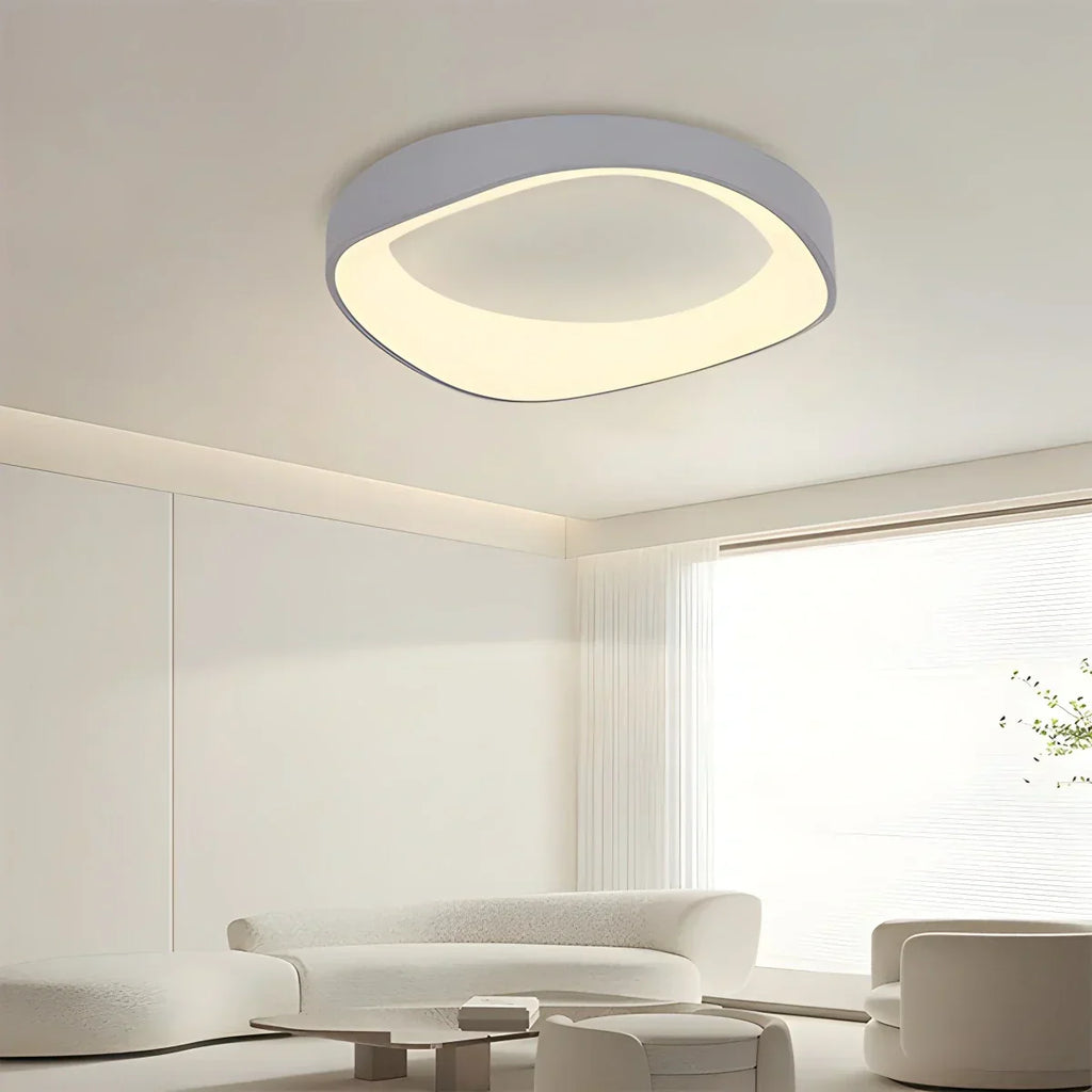 Nordic Inspired Acrylic Circle Ceiling Light For Bedroom | Ventumra