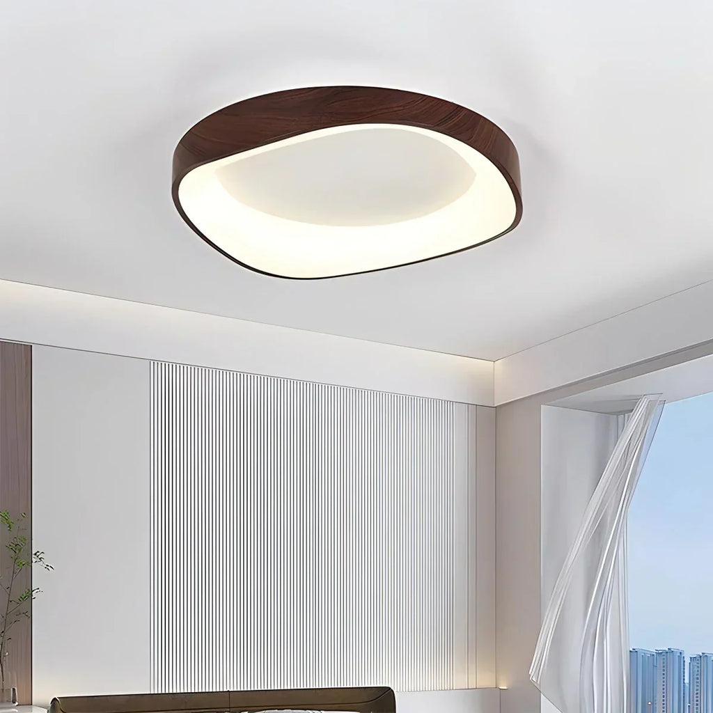 Nordic Inspired Acrylic Circle Ceiling Light For Bedroom | Ventumra