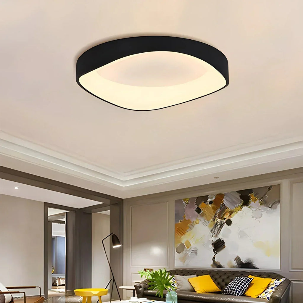 Nordic Inspired Acrylic Circle Ceiling Light For Bedroom | Ventumra