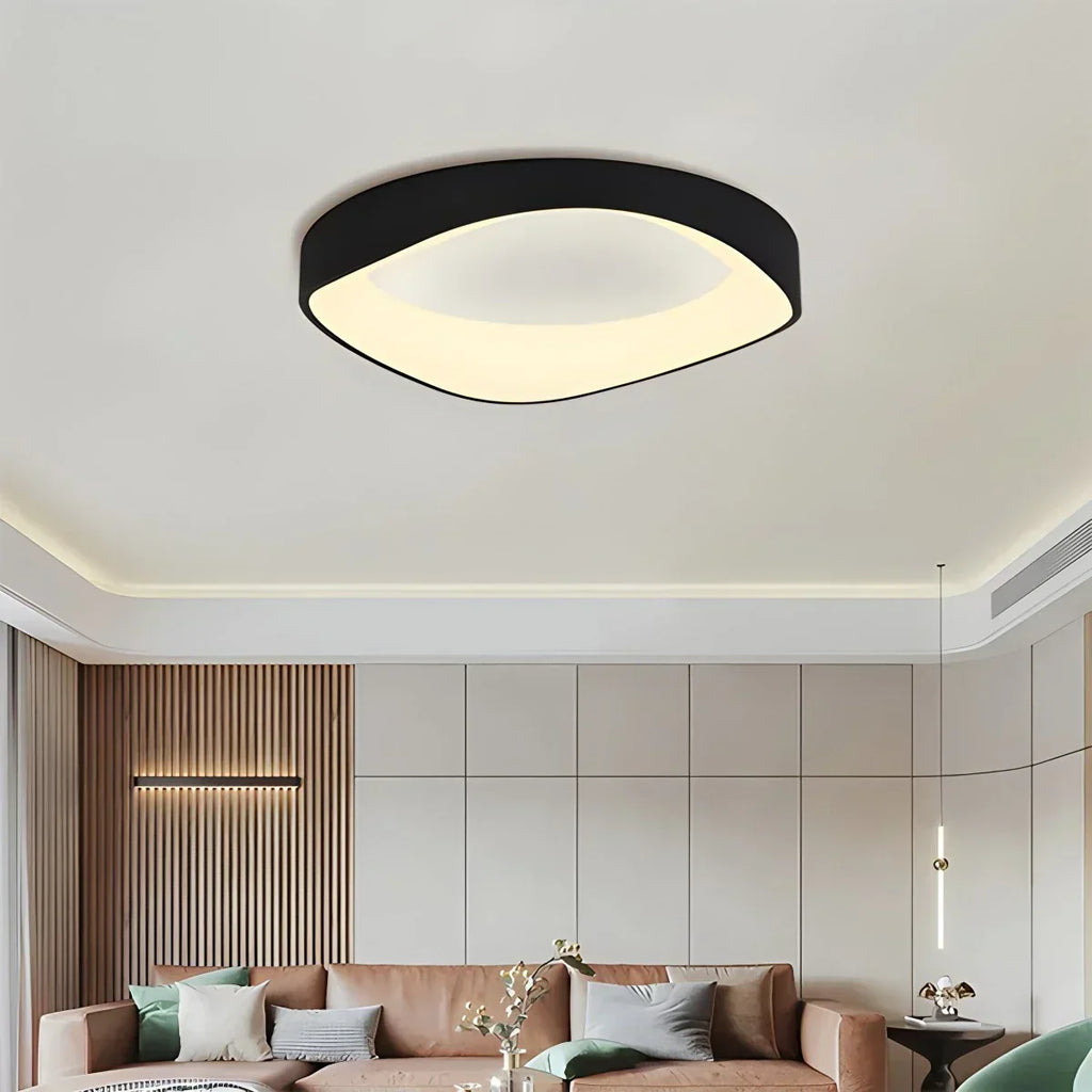 Nordic Inspired Acrylic Circle Ceiling Light For Bedroom | Ventumra