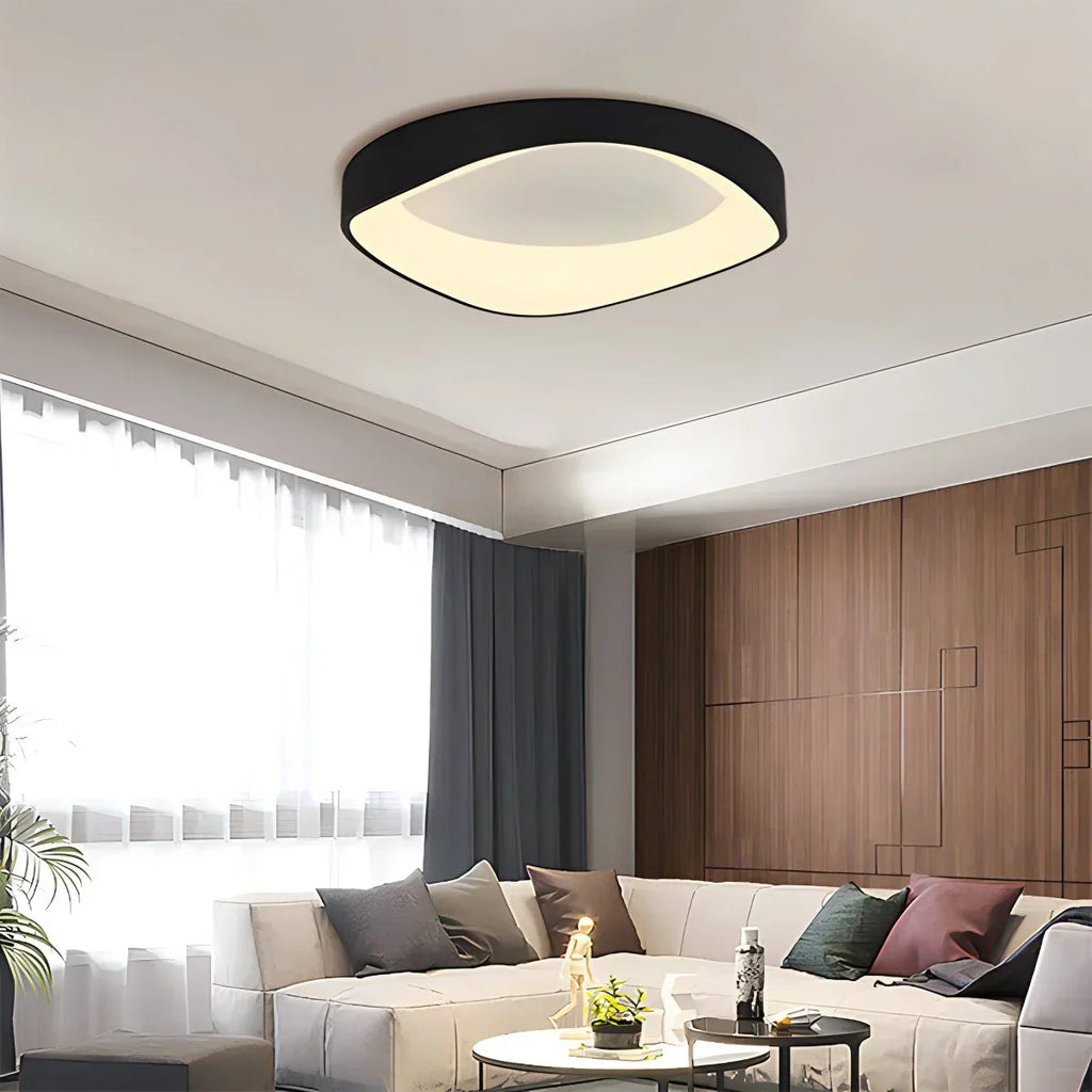 Nordic Inspired Acrylic Circle Ceiling Light For Bedroom | Ventumra