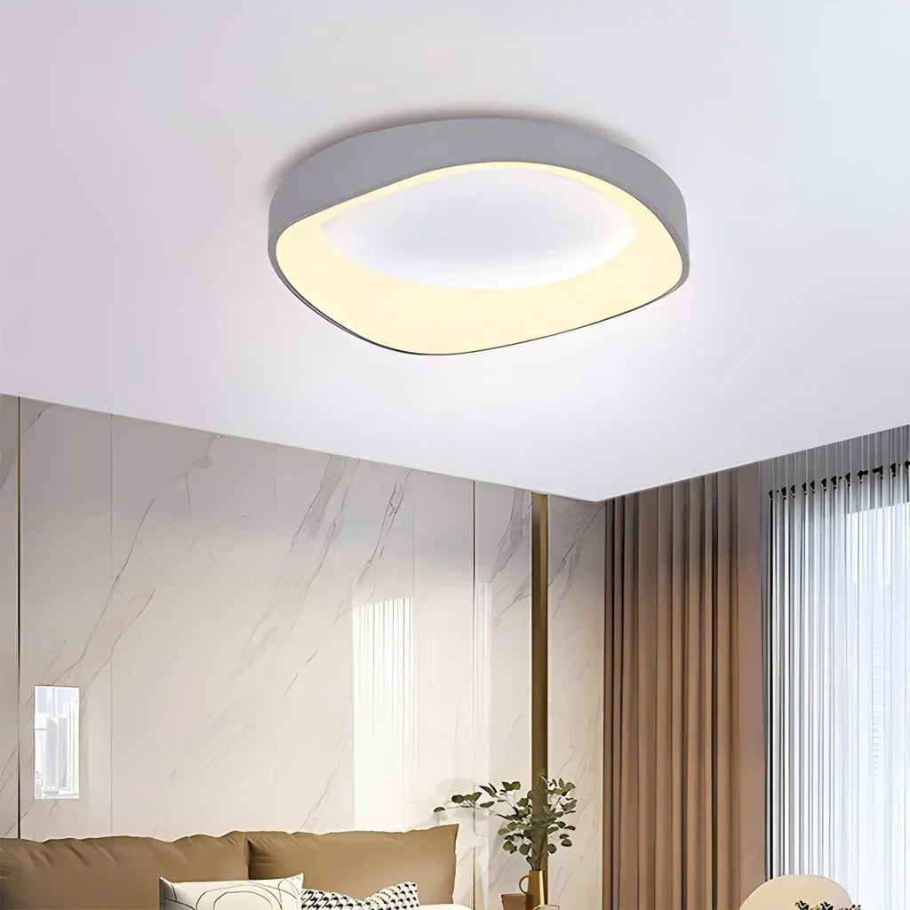 Nordic Inspired Acrylic Circle Ceiling Light For Bedroom | Ventumra