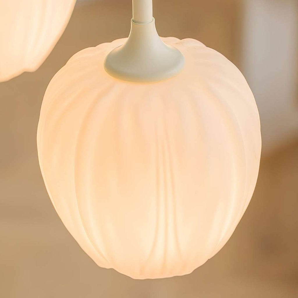Romantic Tulip Chandelier In Matcha Green Finish | Ventumra