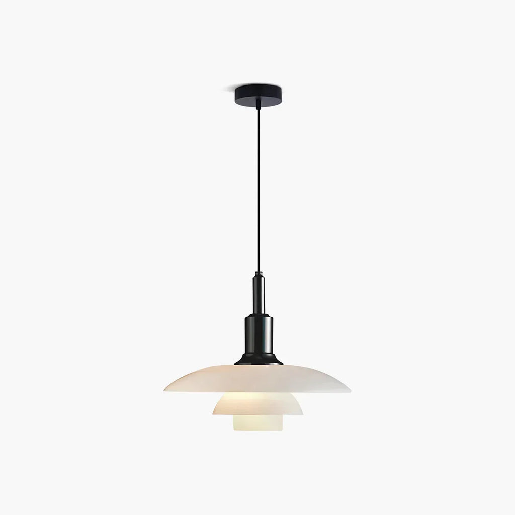 Suspension en verre de style danois pour cuisine, plafonnier design | Ventumra