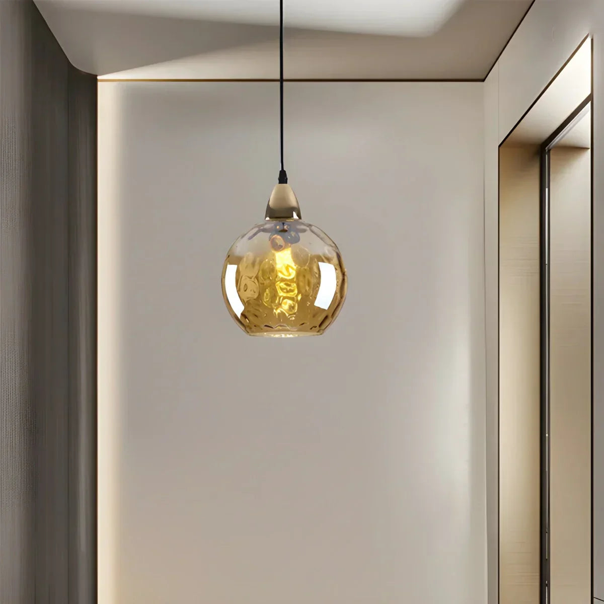 Vivid Glass Orb Pendant Light For Living Room Ceiling | Ventumra