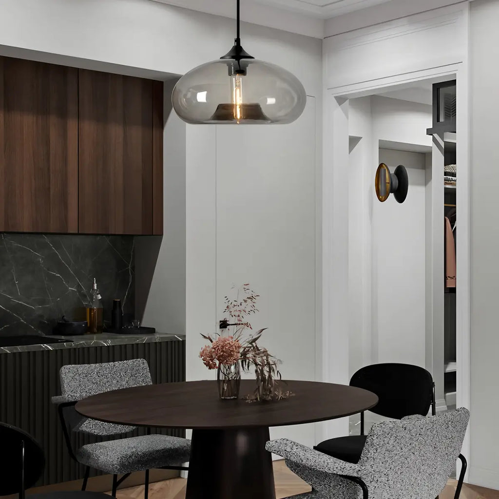 Vibrant Glass Pendant Light For Dining Room Decor | Ventumra