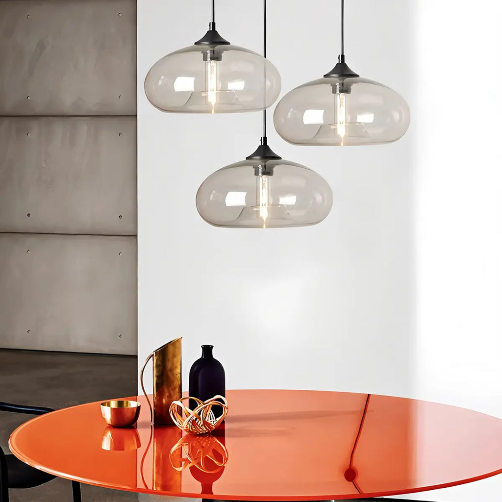 Vibrant Glass Pendant Light For Dining Room Decor | Ventumra