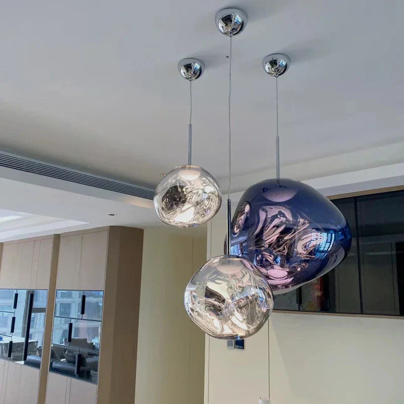 Lampă suspendată Lux Lava Flow pentru sufragerie, cu design modern | Ventumra