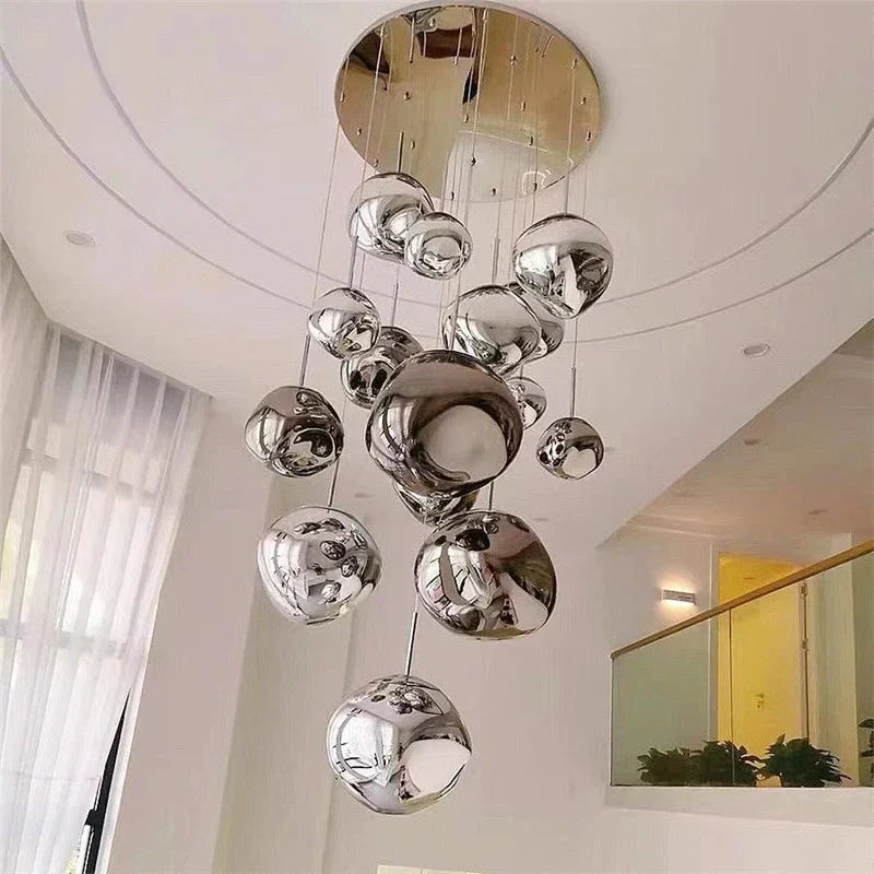 Lampă suspendată Lux Lava Flow pentru sufragerie, cu design modern | Ventumra