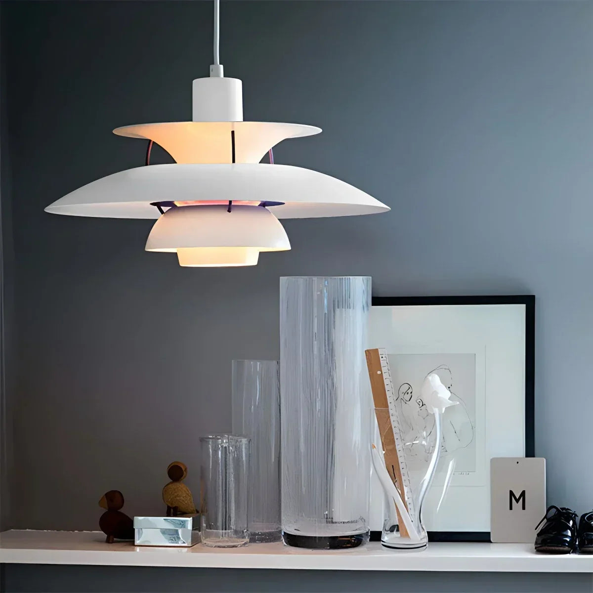 Nordic Style Layered Pendant Lamp Ceiling Light | Ventumra